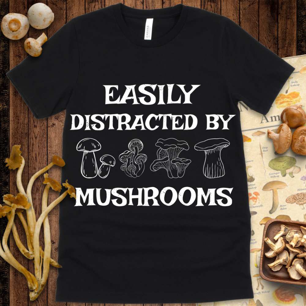 Distracted Mushrooms Tee
