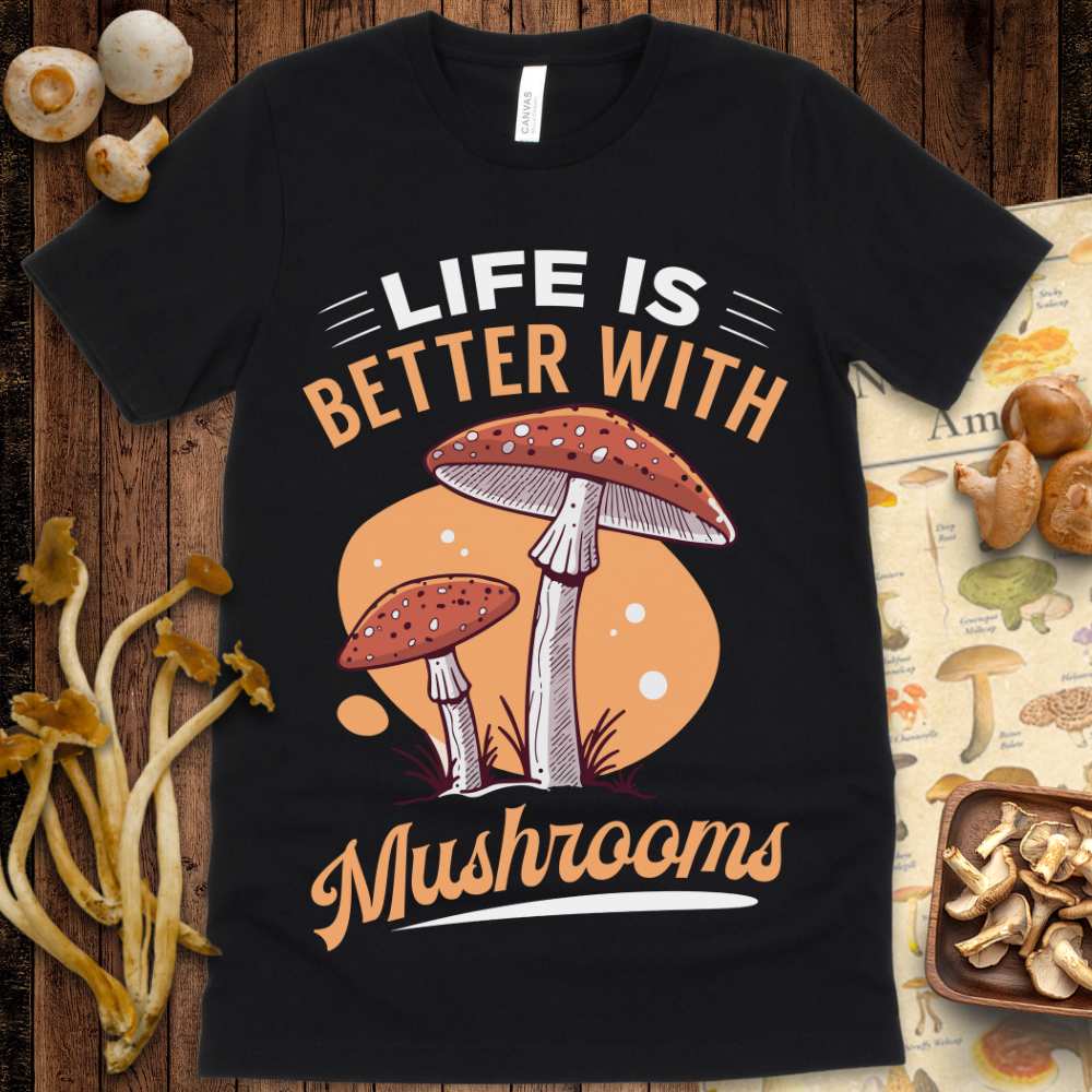 Life With Mushrooms Tee