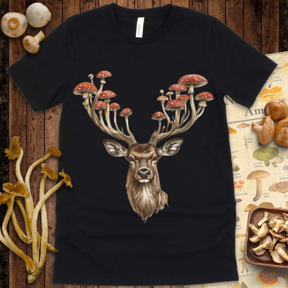 Stagshroom Antlers Tee