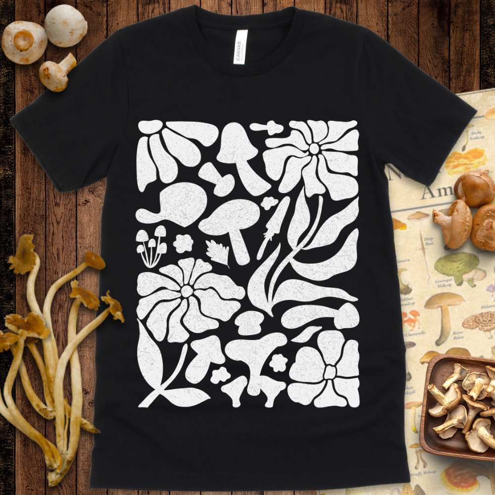 Fungi Flora Print Tee