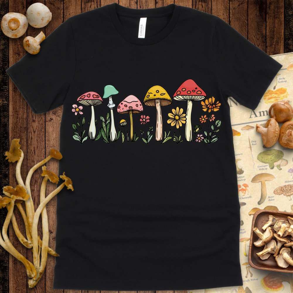 Fungi Summer Flowers Tee