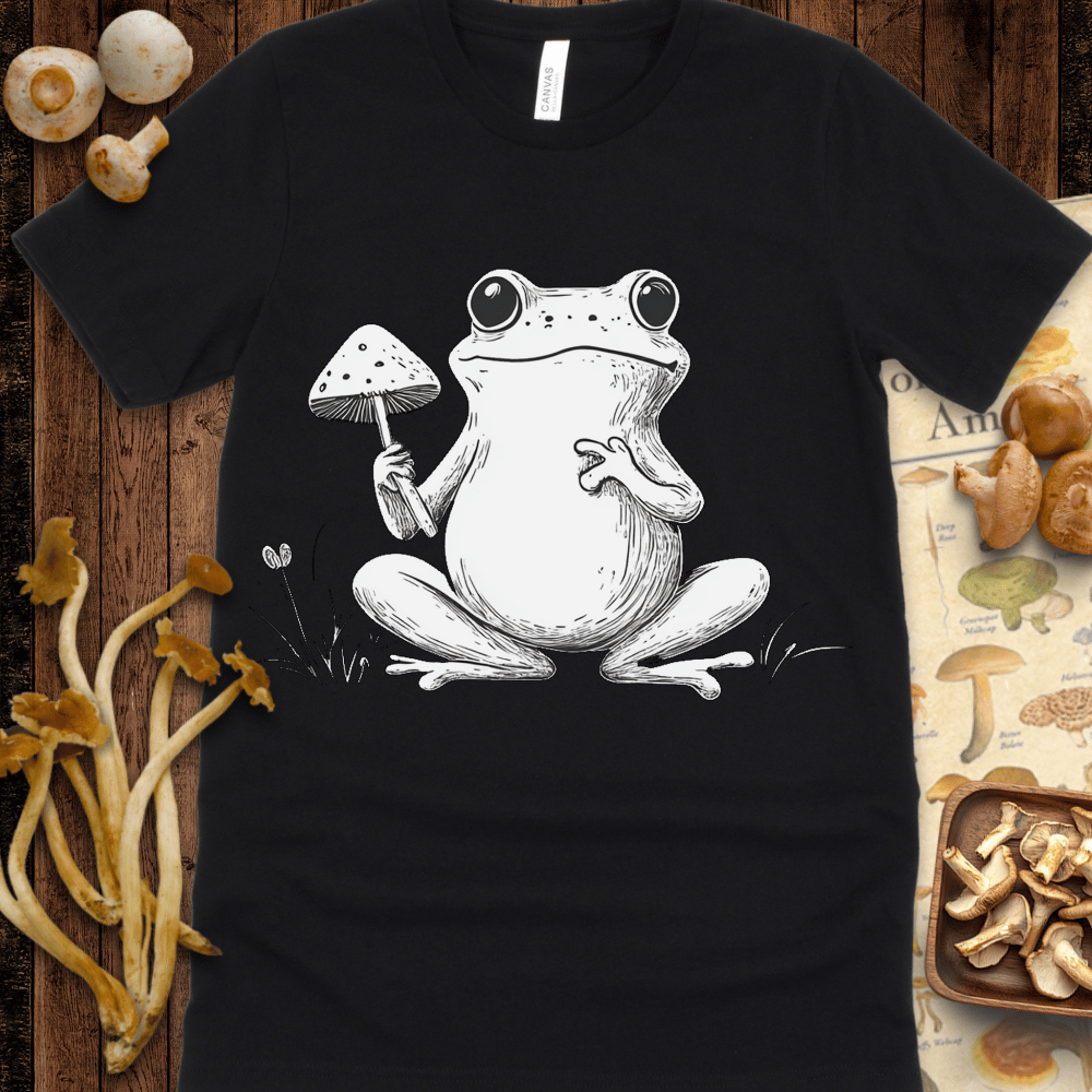 Fungi Frog White Tee