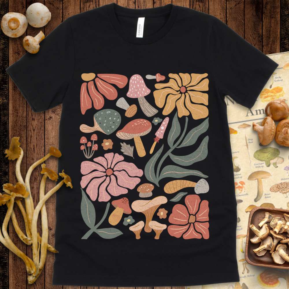 Boho Fungi N Fauna Tee