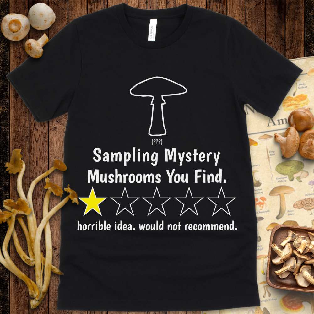 Sampling Mushrooms 1 Star Tee