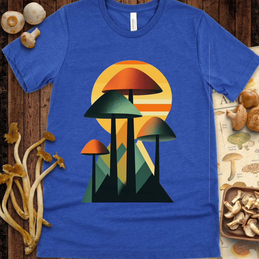 Geo Fungi Sunset Tee