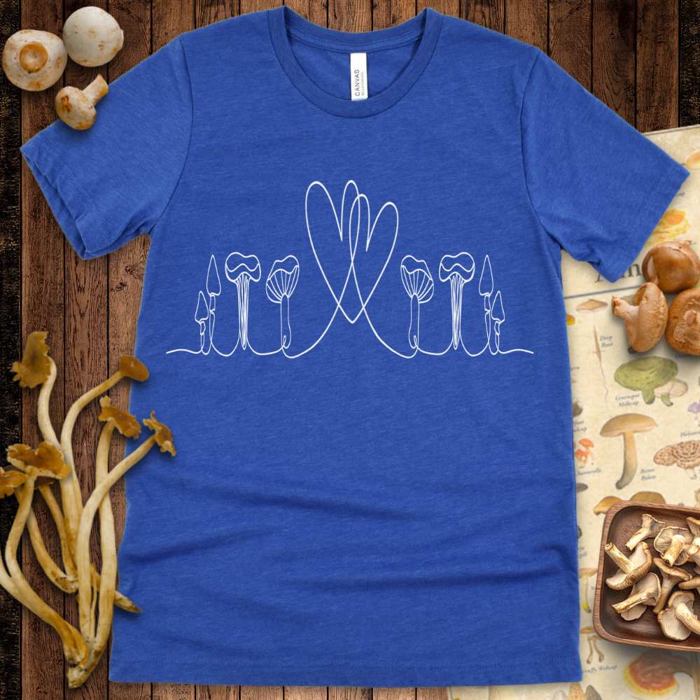 Fungal Line Art Love Tee