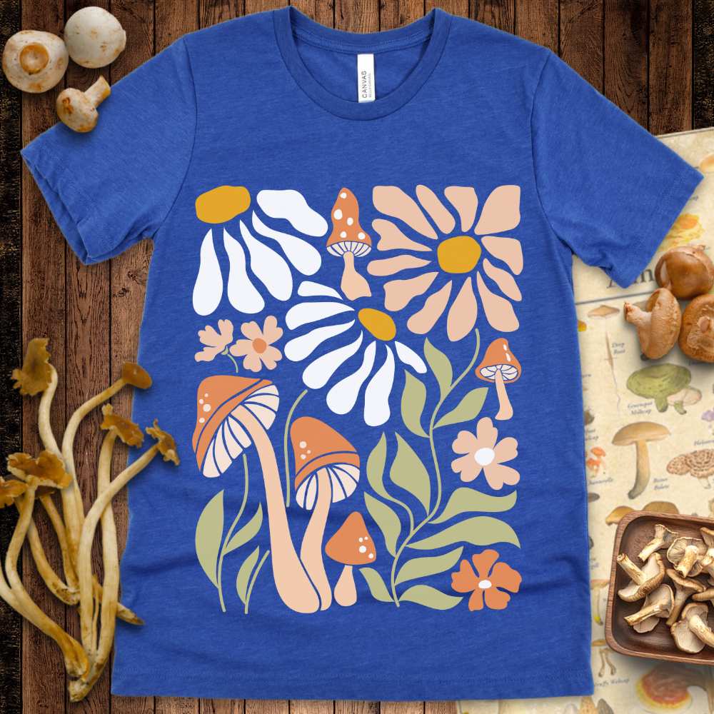 Boho Shroom & Flower Tee