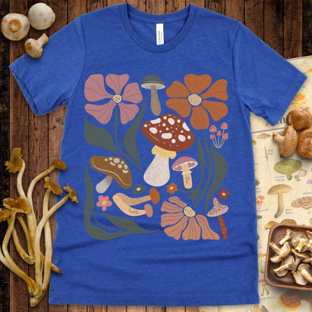 Boho Shroom & Flower Tee