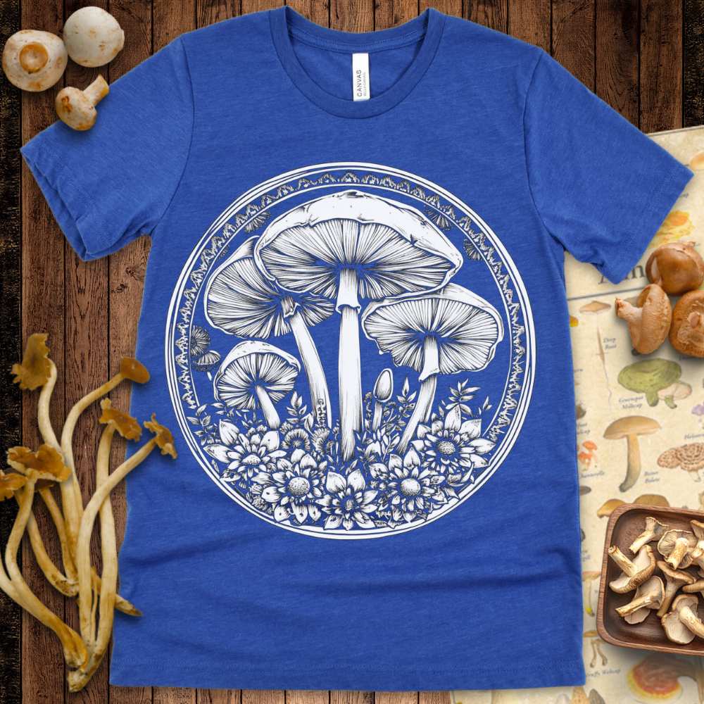 Mushroom n Flower Tee