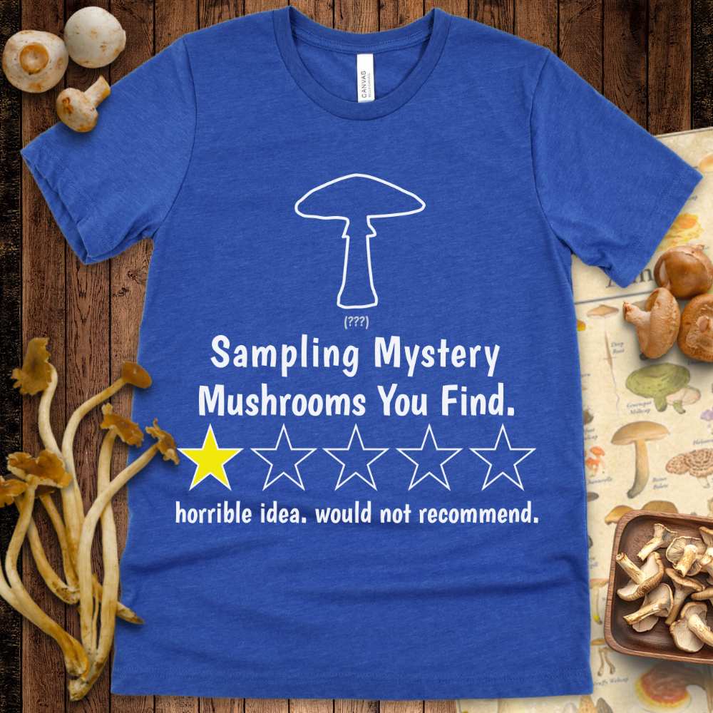 Sampling Mushrooms 1 Star Tee
