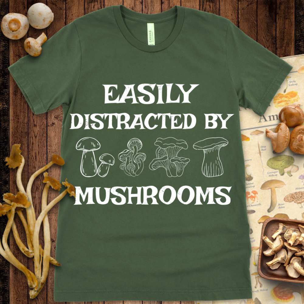 Distracted Mushrooms Tee