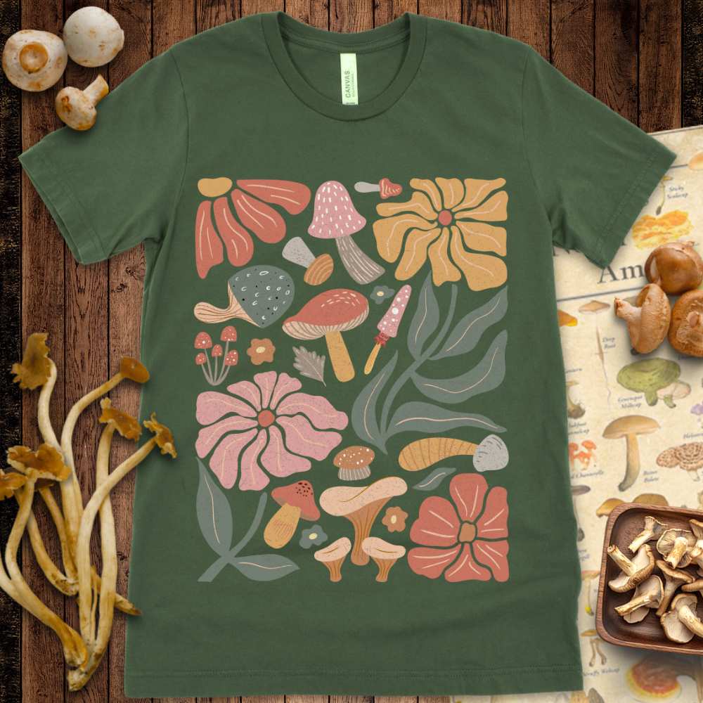 Boho Fungi N Fauna Tee