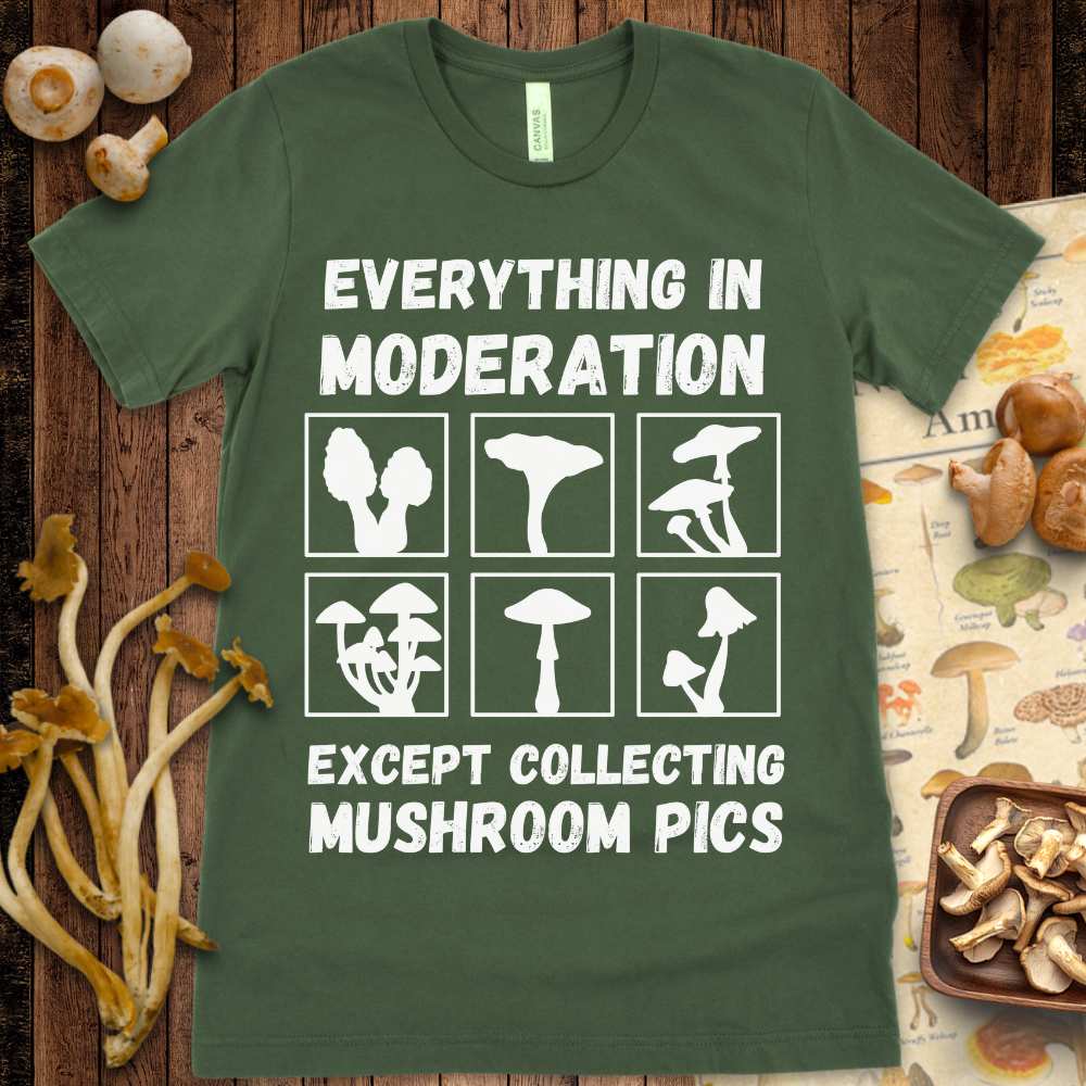 Mushroom Pics Tee