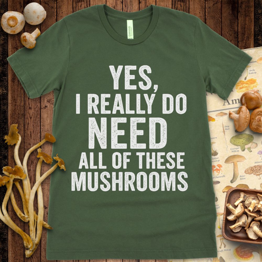 Yes Mushrooms Tee