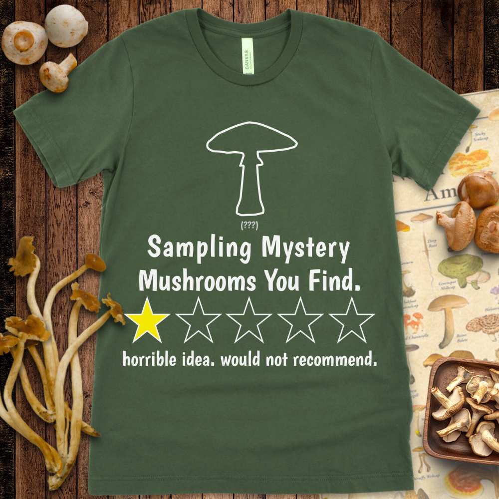 Sampling Mushrooms 1 Star Tee