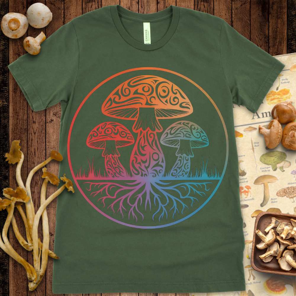 Tribal Fungi Colors Tee