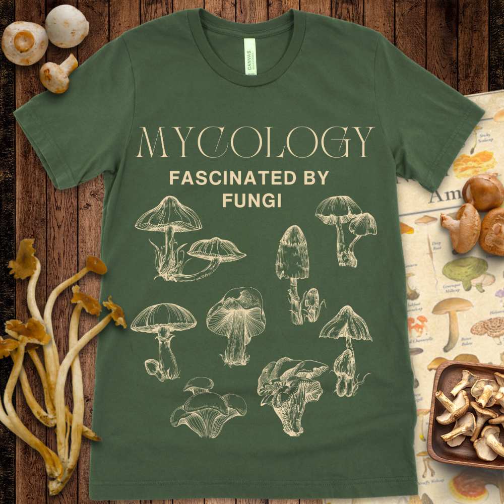 Mycology Facinated by Fungi Tee