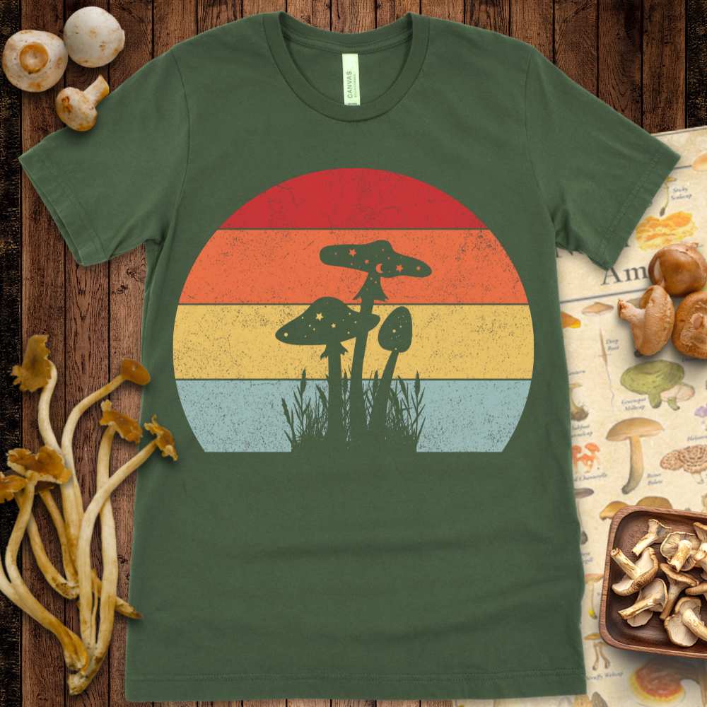 Sunset Mushroom Tee