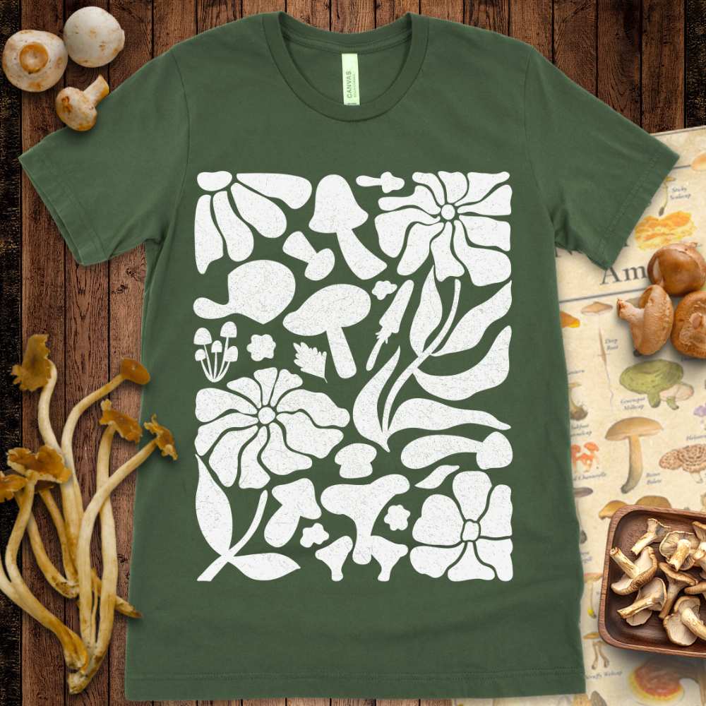 Fungi Flora Print Tee