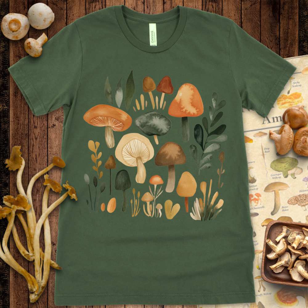 Watercolor Fungi Tee