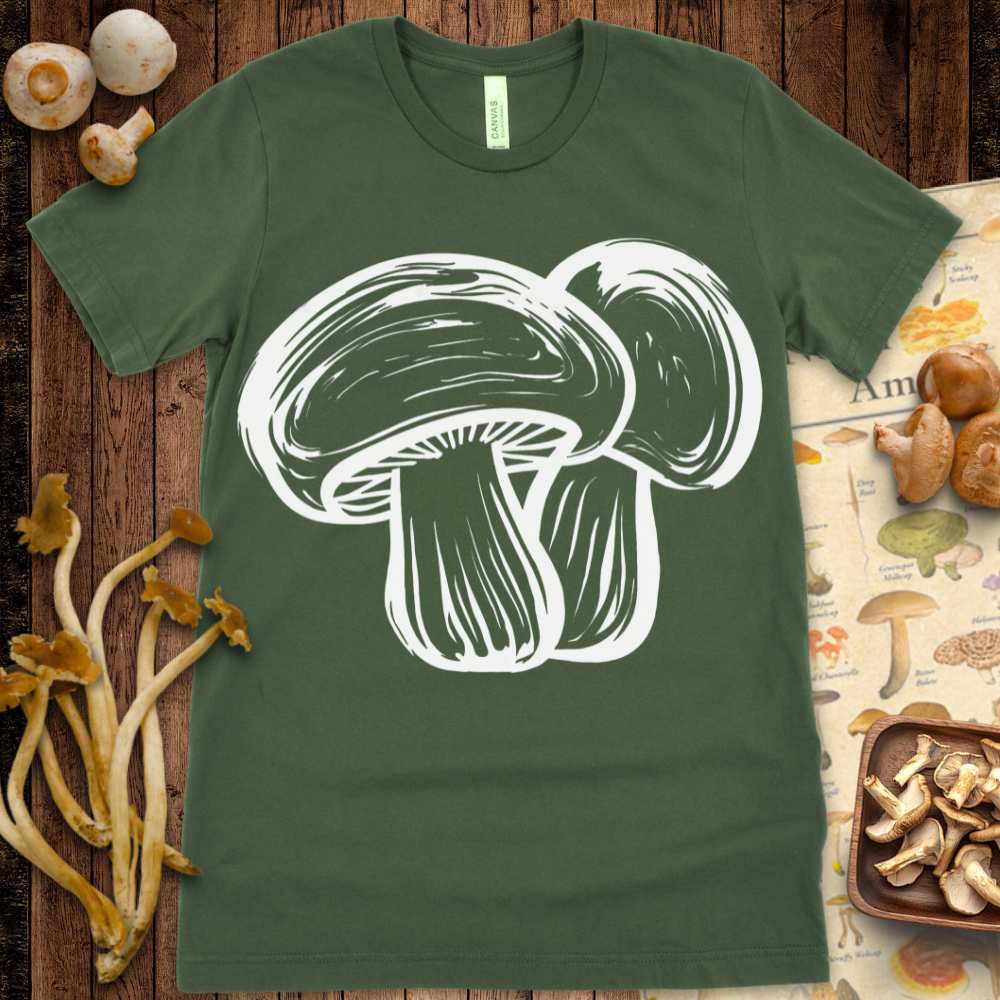 Brush Mushrooms Tee