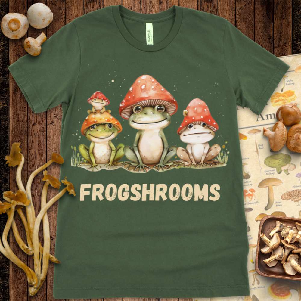 FrogShrooms In Hats Tee