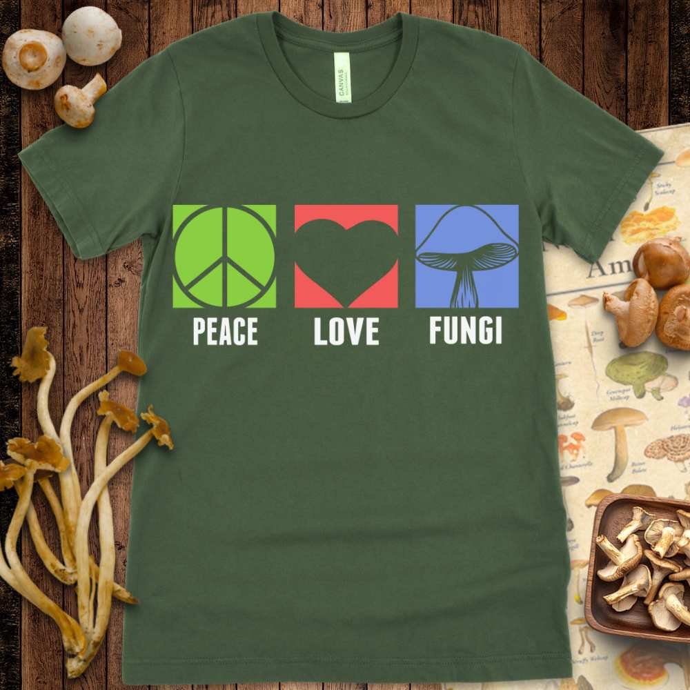 Peace Love Fungi Tee