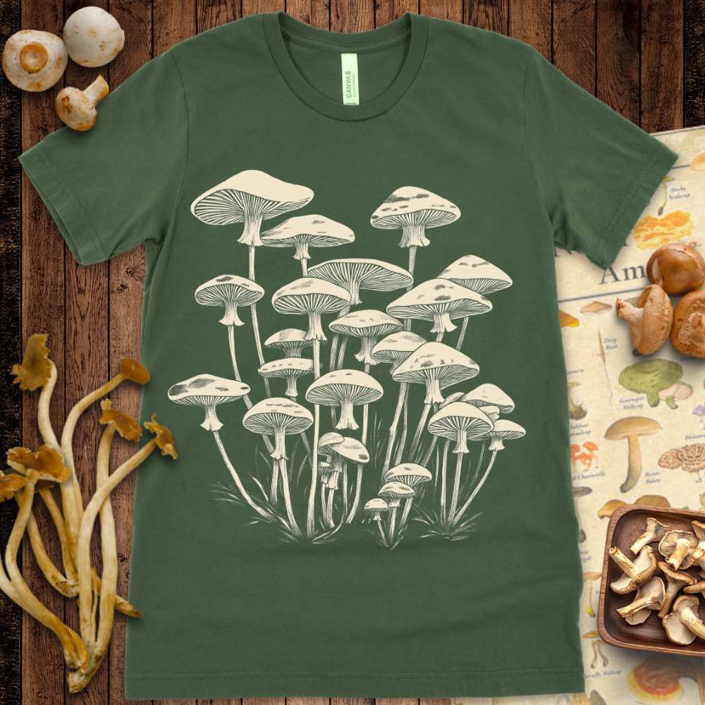 MushroomsSumi-e Tee