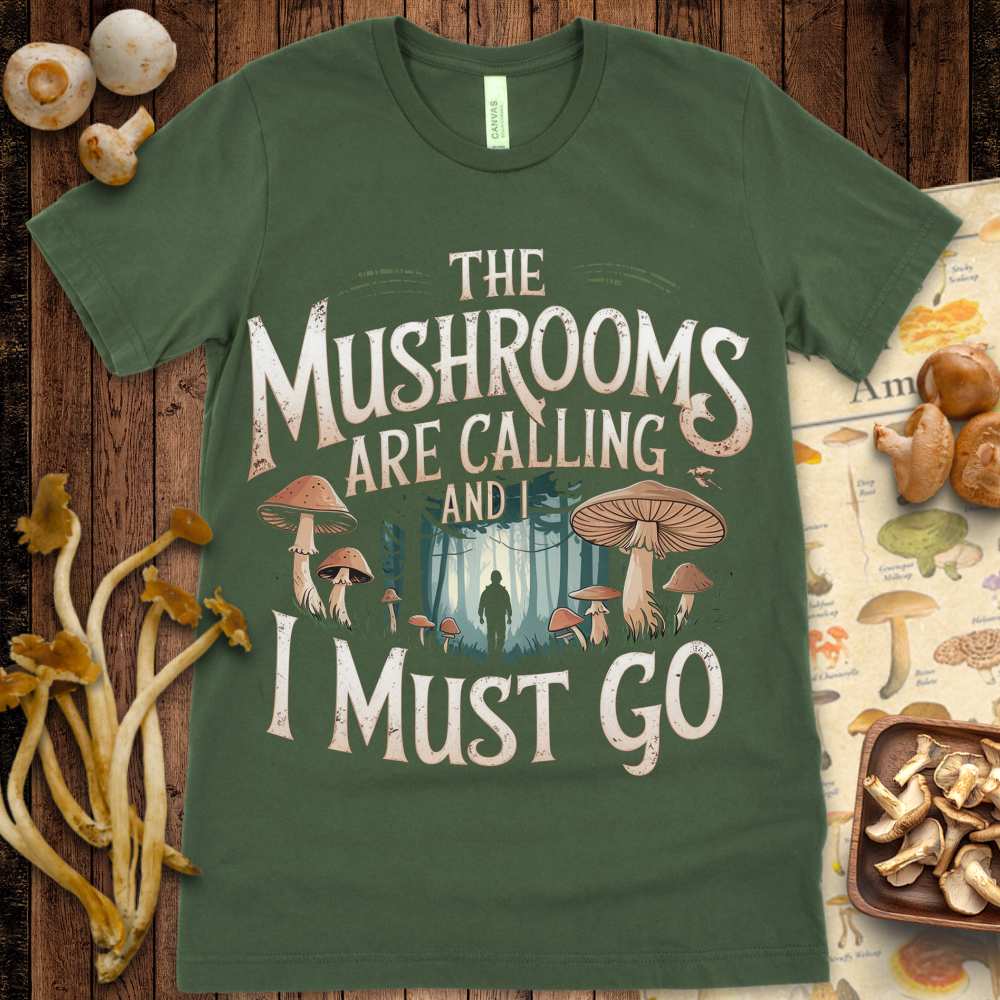Mushrooms Calling Tee