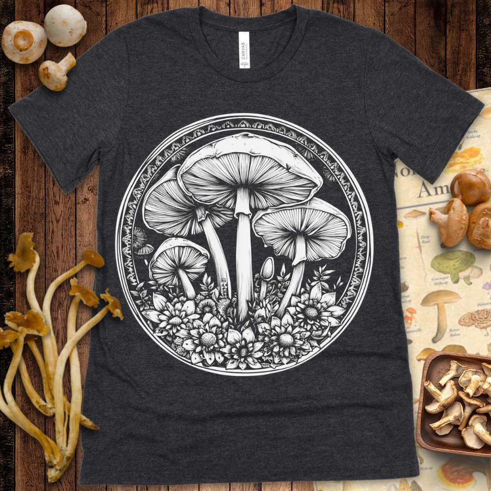 Mushroom n Flower Tee