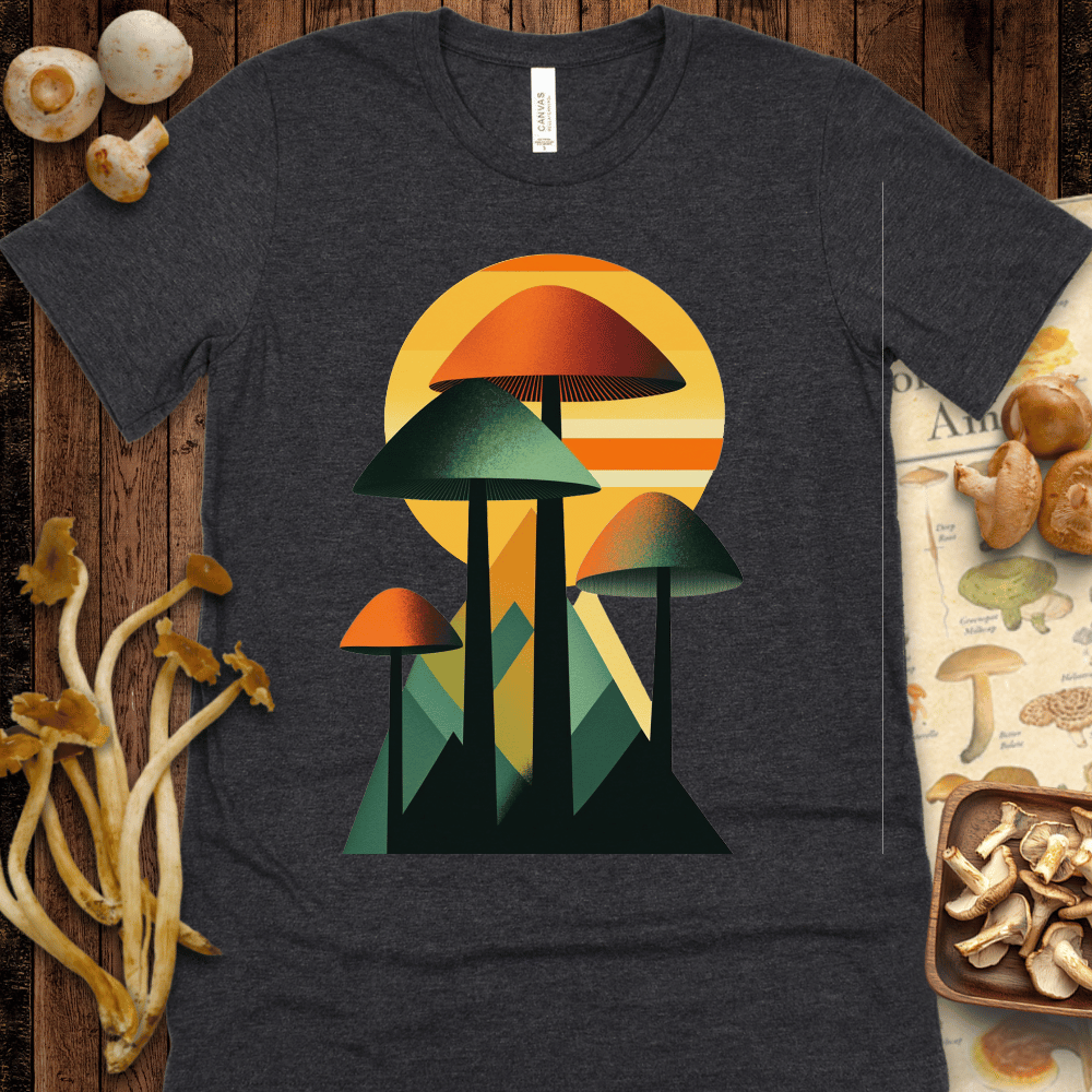 Geo Fungi Sunset Tee