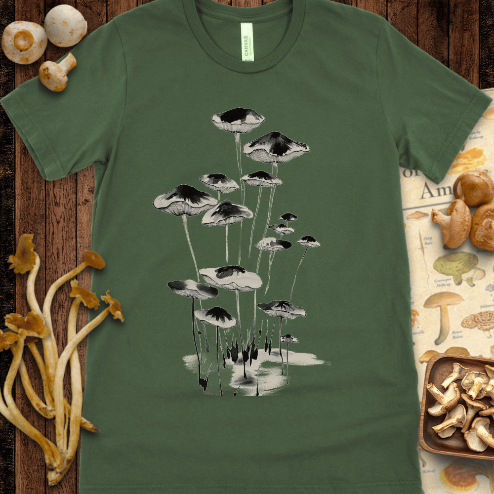 Sumi-E Mushroom Tee