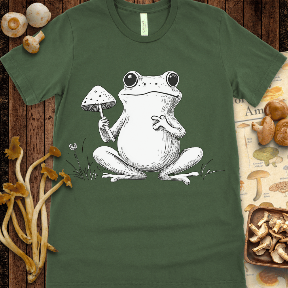 Fungi Frog White Tee