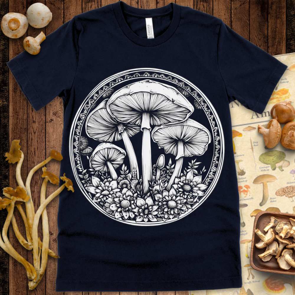 Mushroom n Flower Tee