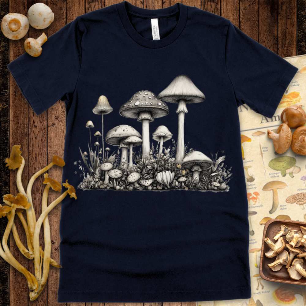 White Fungal Bloom Tee