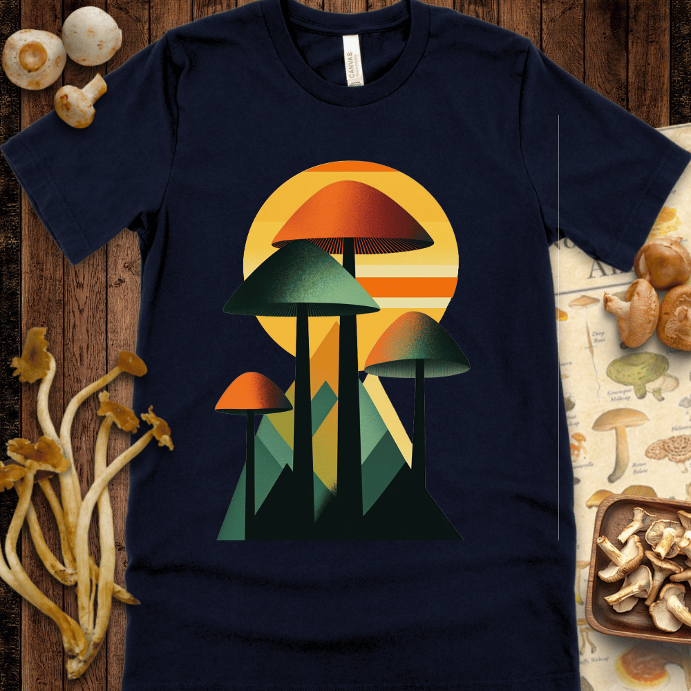 Geo Fungi Sunset Tee