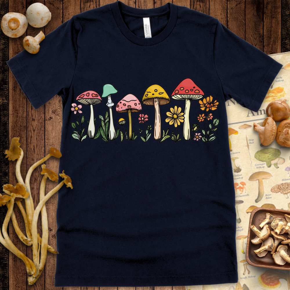Fungi Summer Flowers Tee