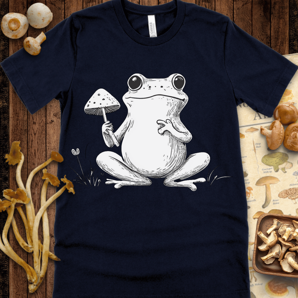 Fungi Frog White Tee