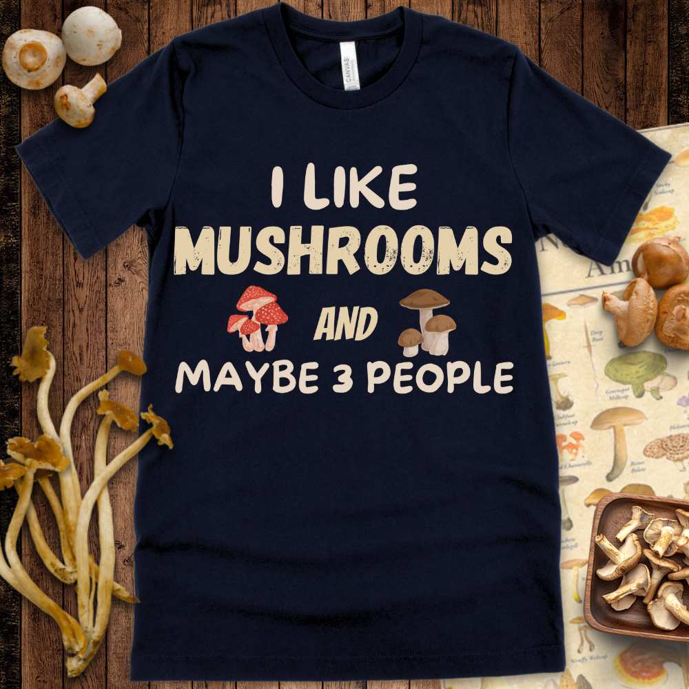 Shrooms & 3 People Tee