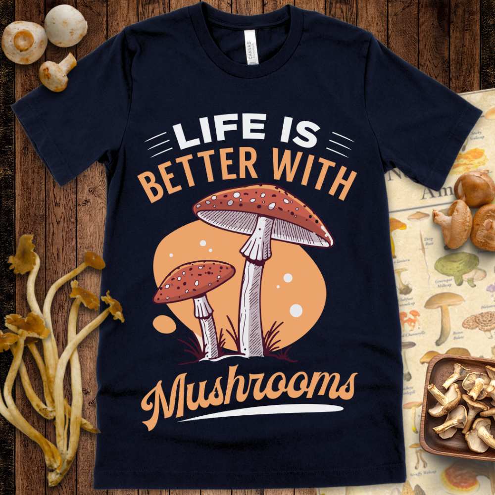 Life With Mushrooms Tee