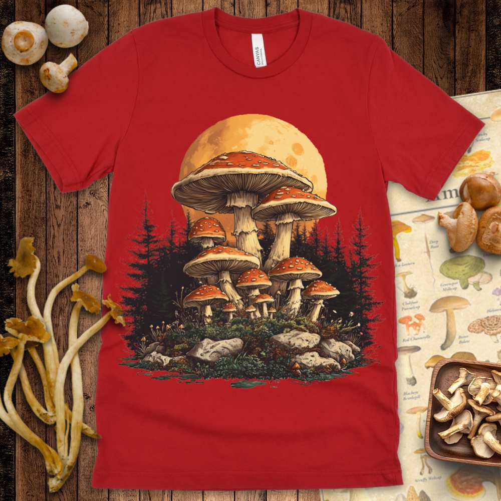 Mushroom forest Sunset Tee