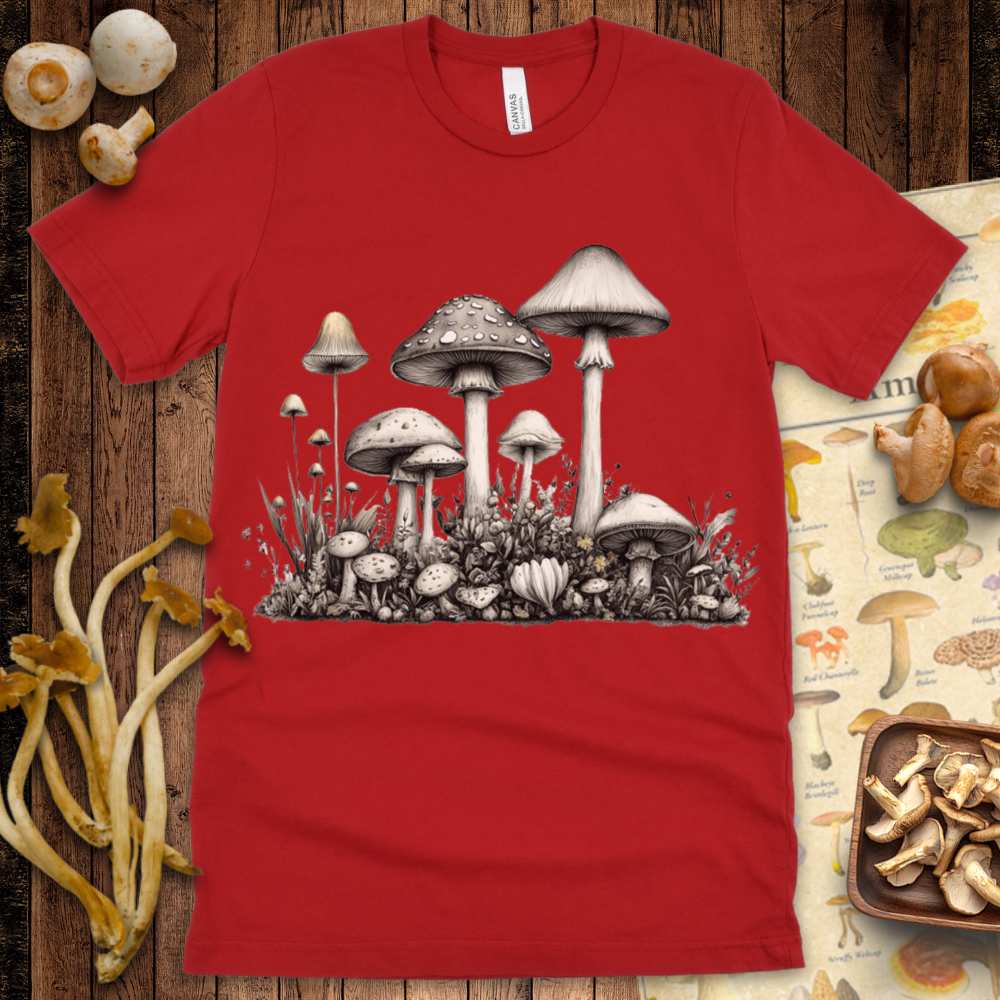 White Fungal Bloom Tee