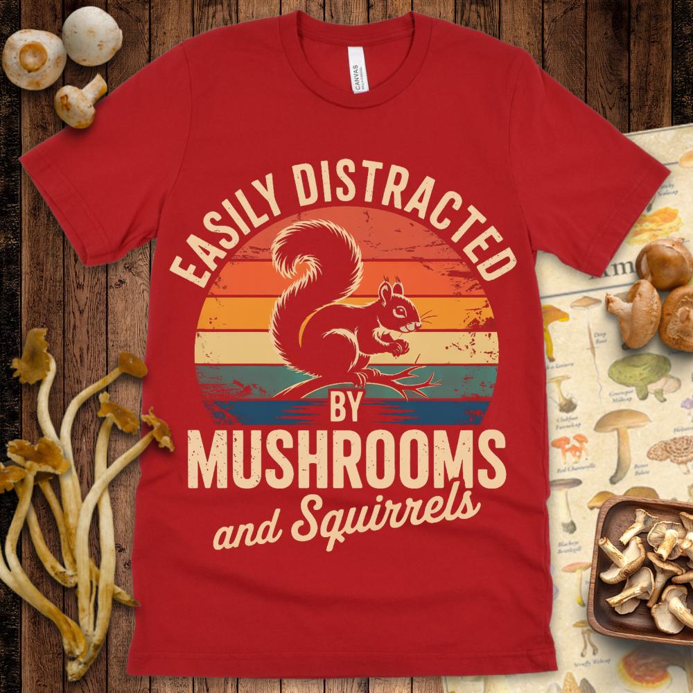 Mushroom Squirrel Tee