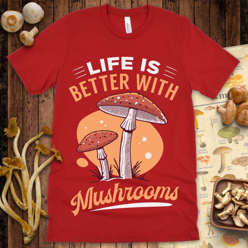 Life With Mushrooms Tee