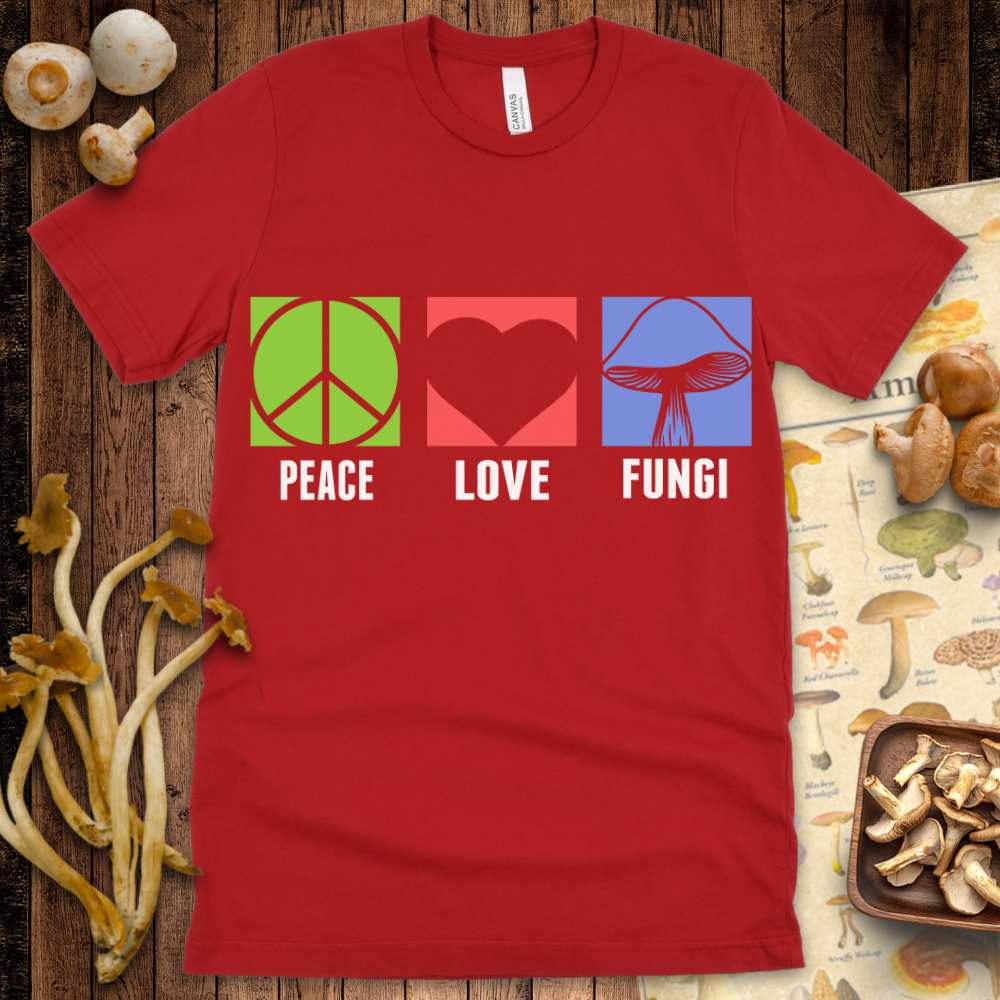 Peace Love Fungi Tee