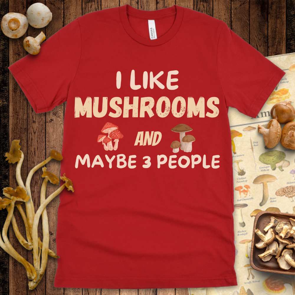 Shrooms & 3 People Tee