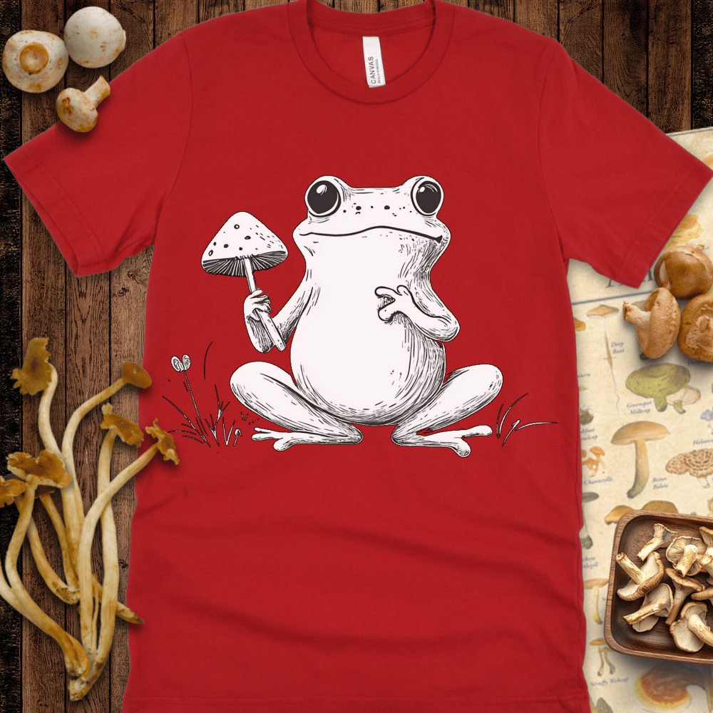 Fungi Frog White Tee