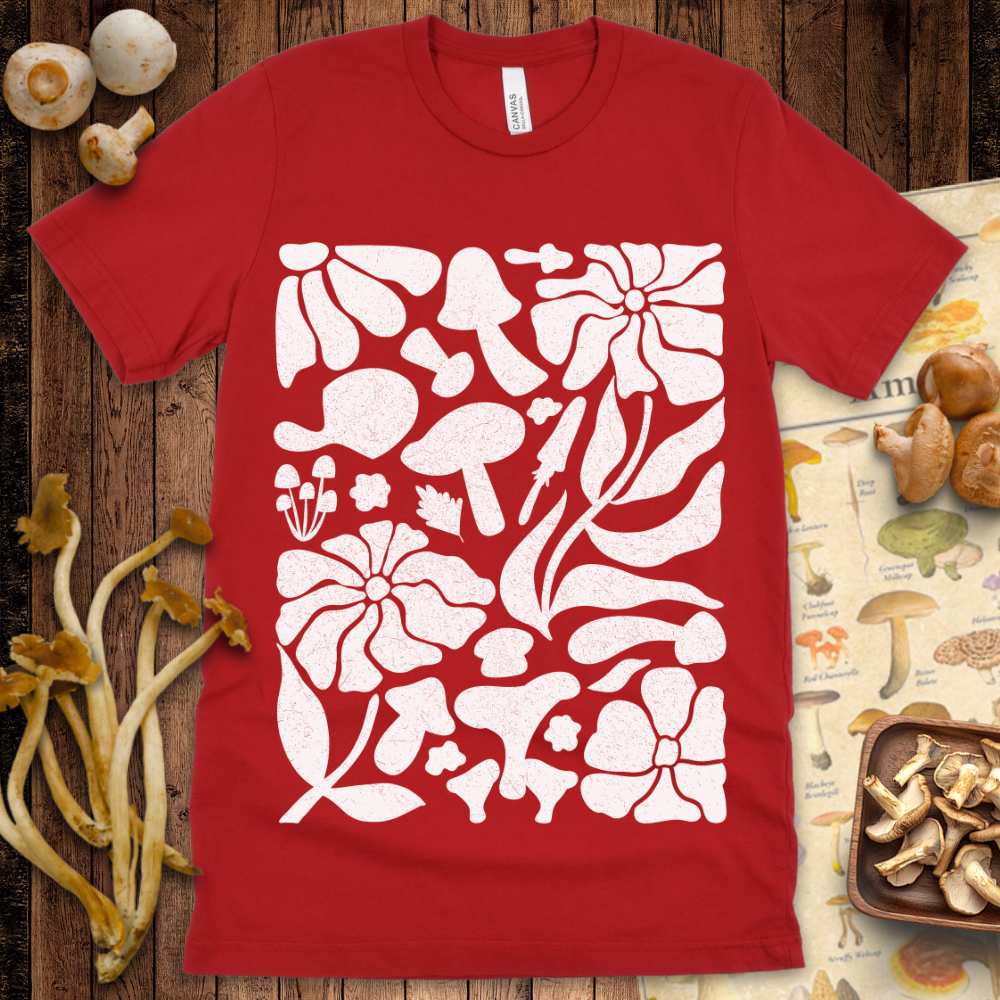 Fungi Flora Print Tee