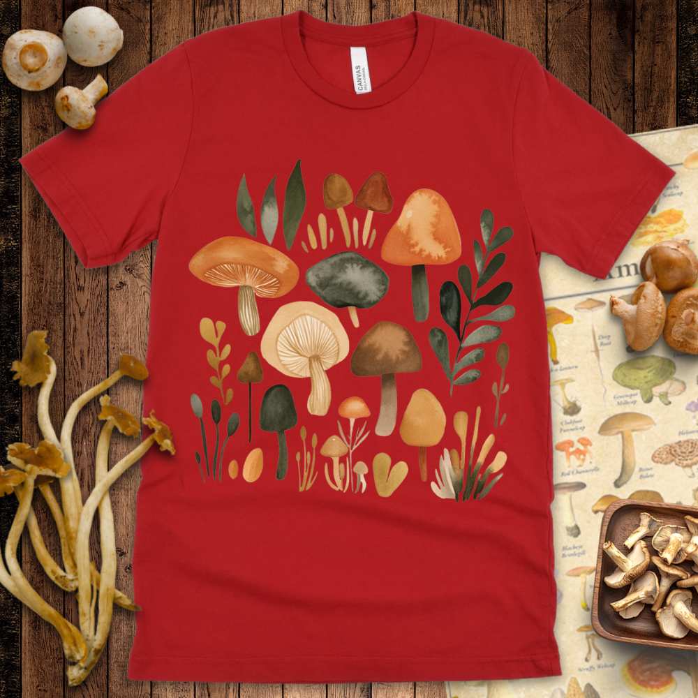 Watercolor Fungi Tee