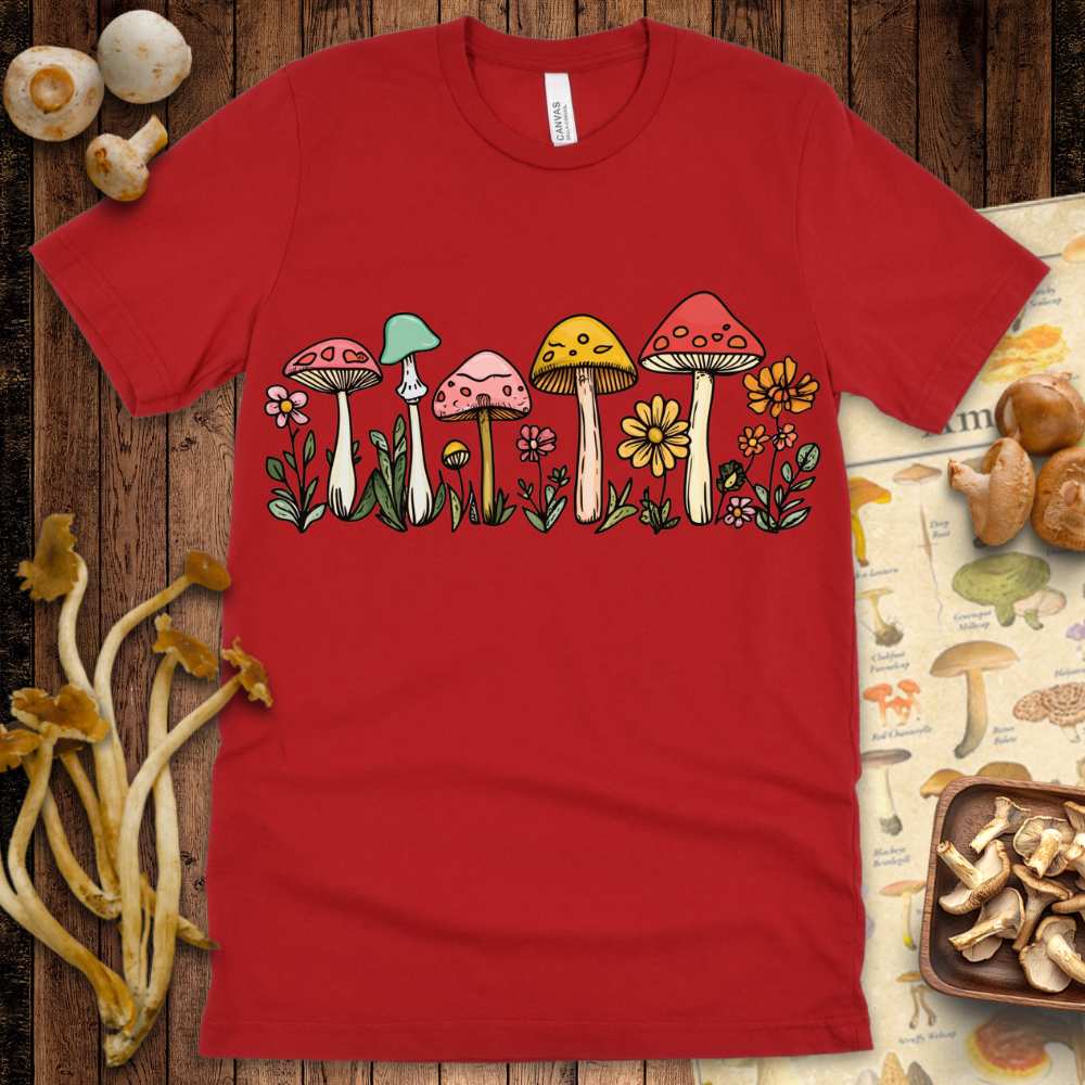Fungi Summer Flowers Tee